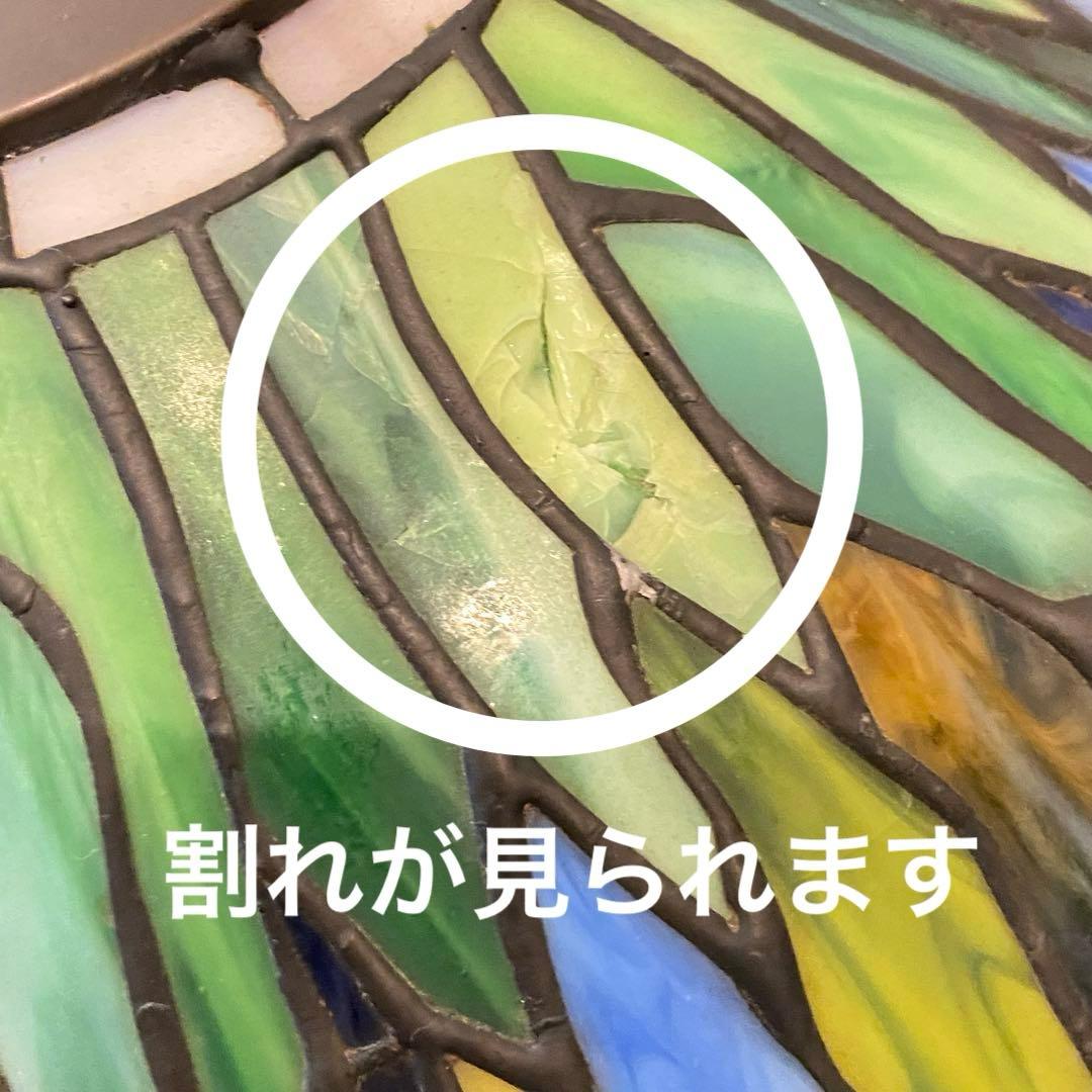 アンティーク　ステンドグラス　卓上ランプ　トンボ　とんぼ　ティファニータイプ