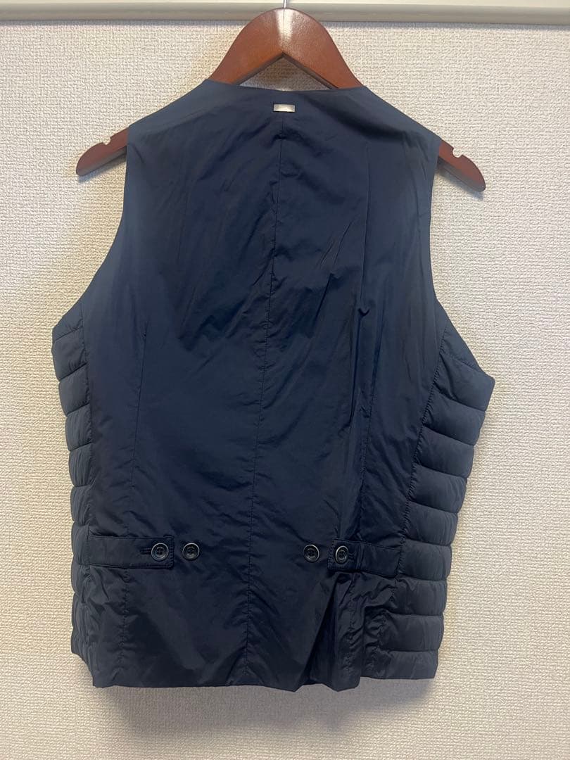 美品　国内正規品　ヘルノ / HERNO / ダウン ジレ　ネイビー　44