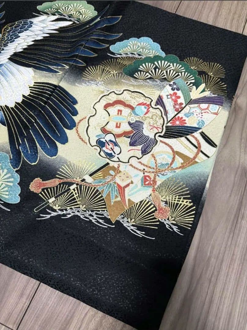 新品　お宮参り　産着(初着、祝着)　七五三　男の子　子供着物　襦袢セット　高級