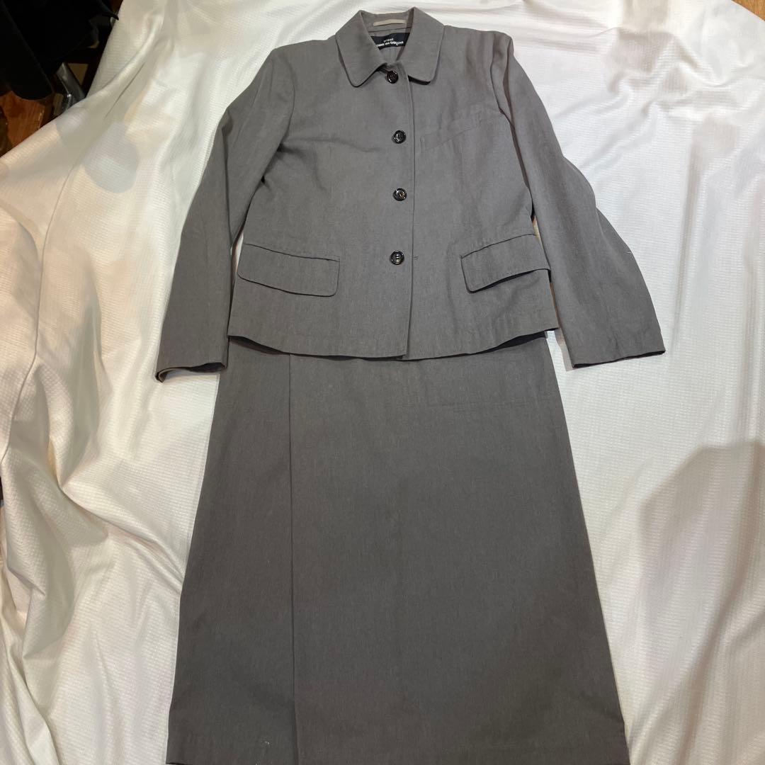 COMME des GARÇONS tricot グレー スカートスーツ