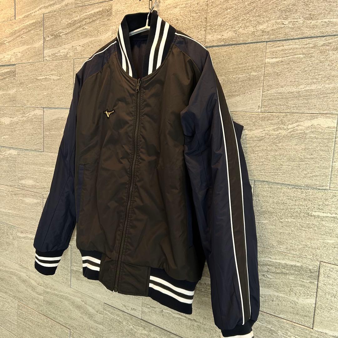 超美✨限定 ミズノプロ M 中綿グラウンドコートリバーシブル　野球　ベースボール