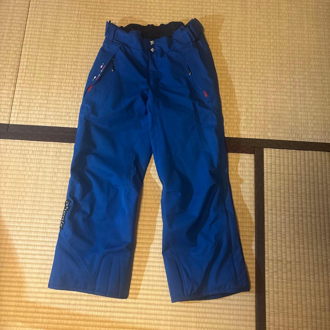 Phenix 青 サイドファスナー　スキーパンツM