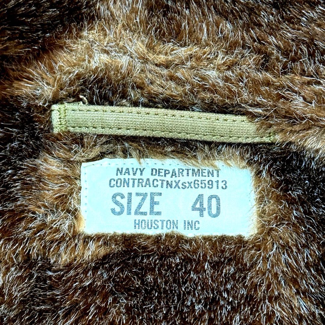 ヒューストン　N-1 デッキジャケット　40 タン？カーキ　レギュラータイプ