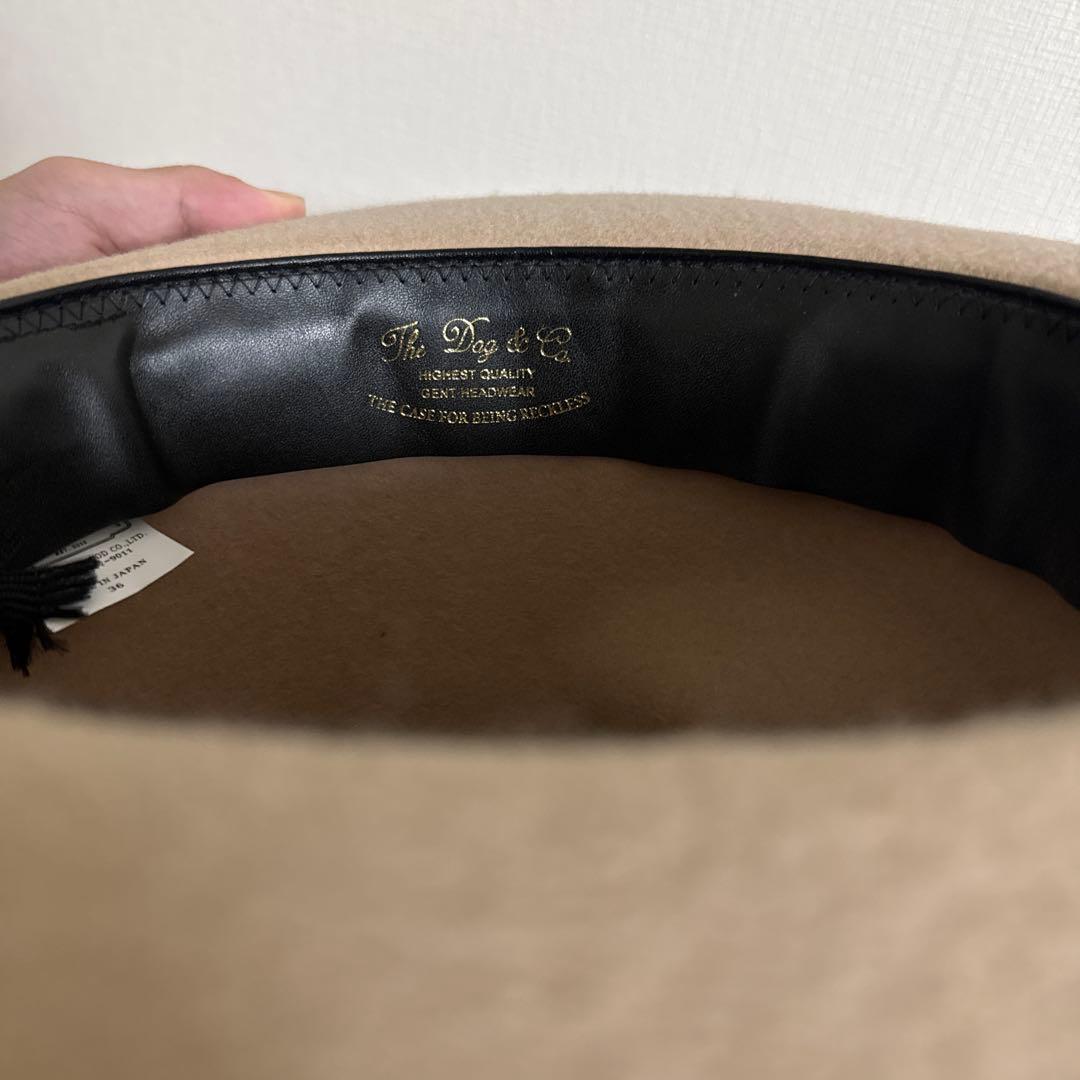 H.W.DOG&CO ハット ベージュ　36