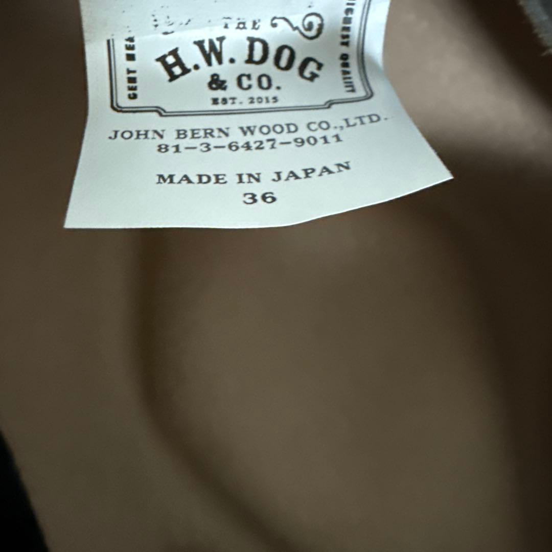 H.W.DOG&CO ハット ベージュ　36