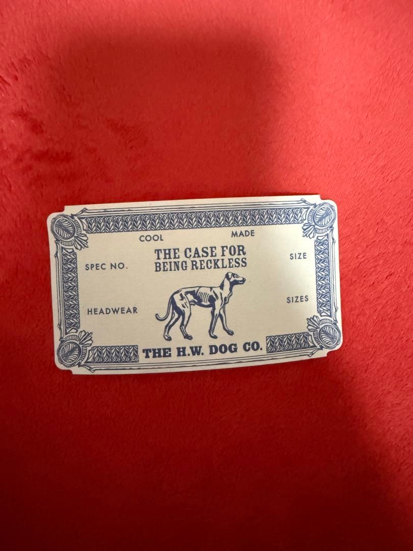 H.W.DOG&CO ハット ベージュ　36
