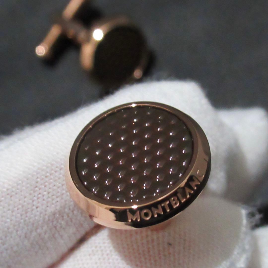 モンブラン カフス マイスターシュテュック ダークブラウンラッカー 118603