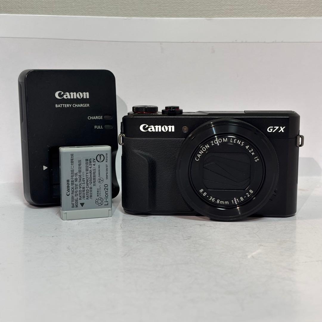 美品 Canon PowerShot G7X Mark II ブラック