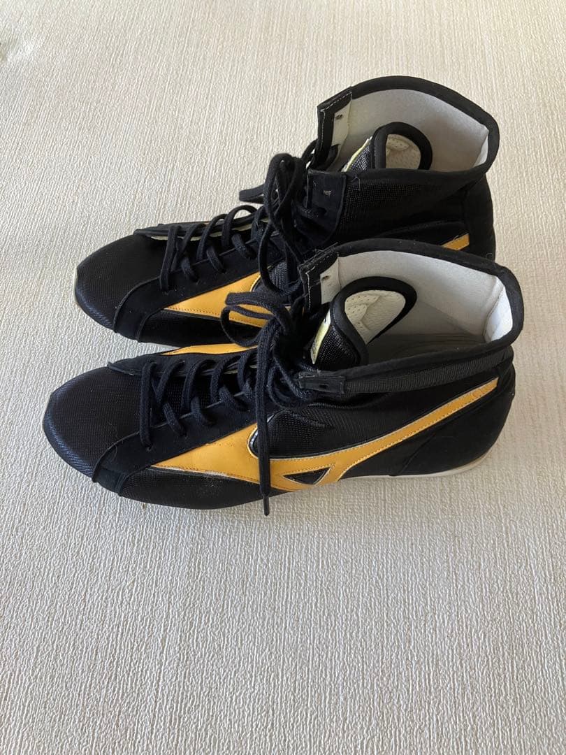 Mizuno ボクシングシューズ ブラックハイカット28.5㎝