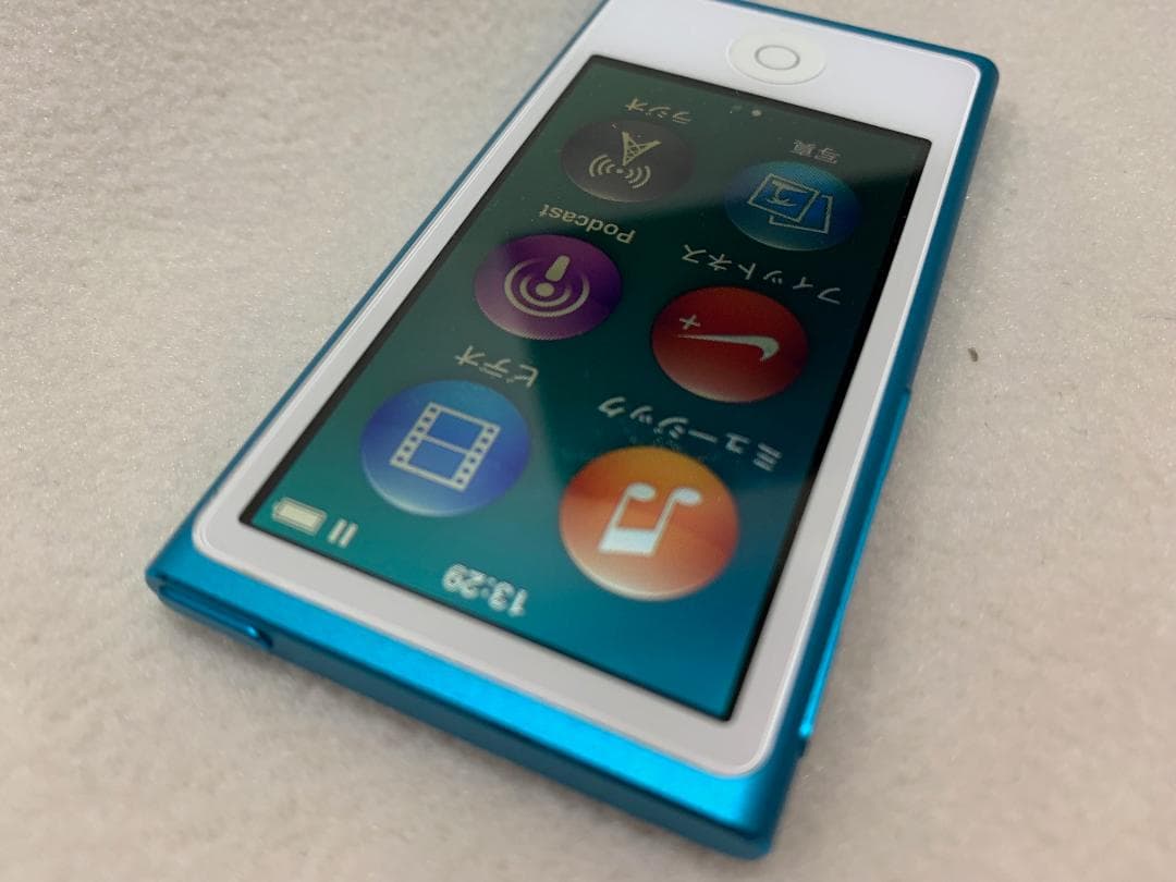 【美品】Apple iPod nano 第7世代 16GB ブルー