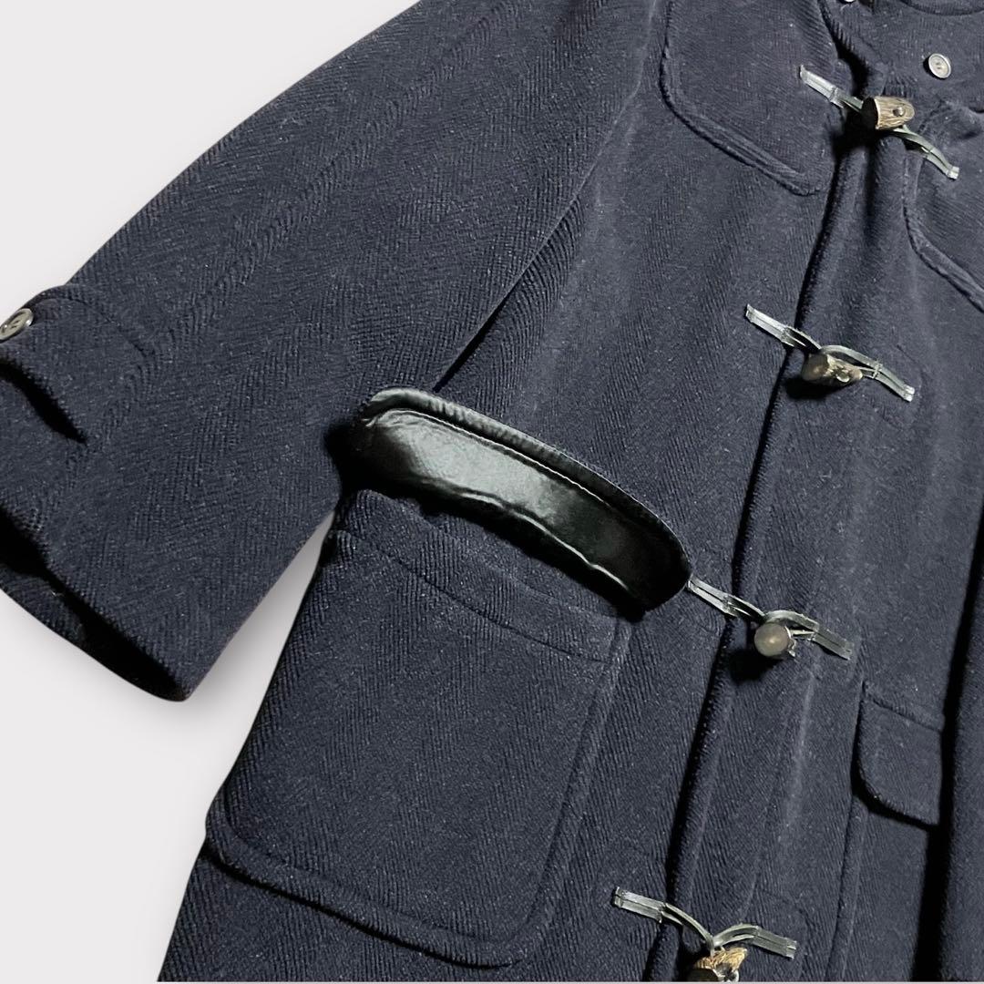 【ムーアブルック✨ヘリンボーン】トゥモローランド ダッフルコート ネイビー