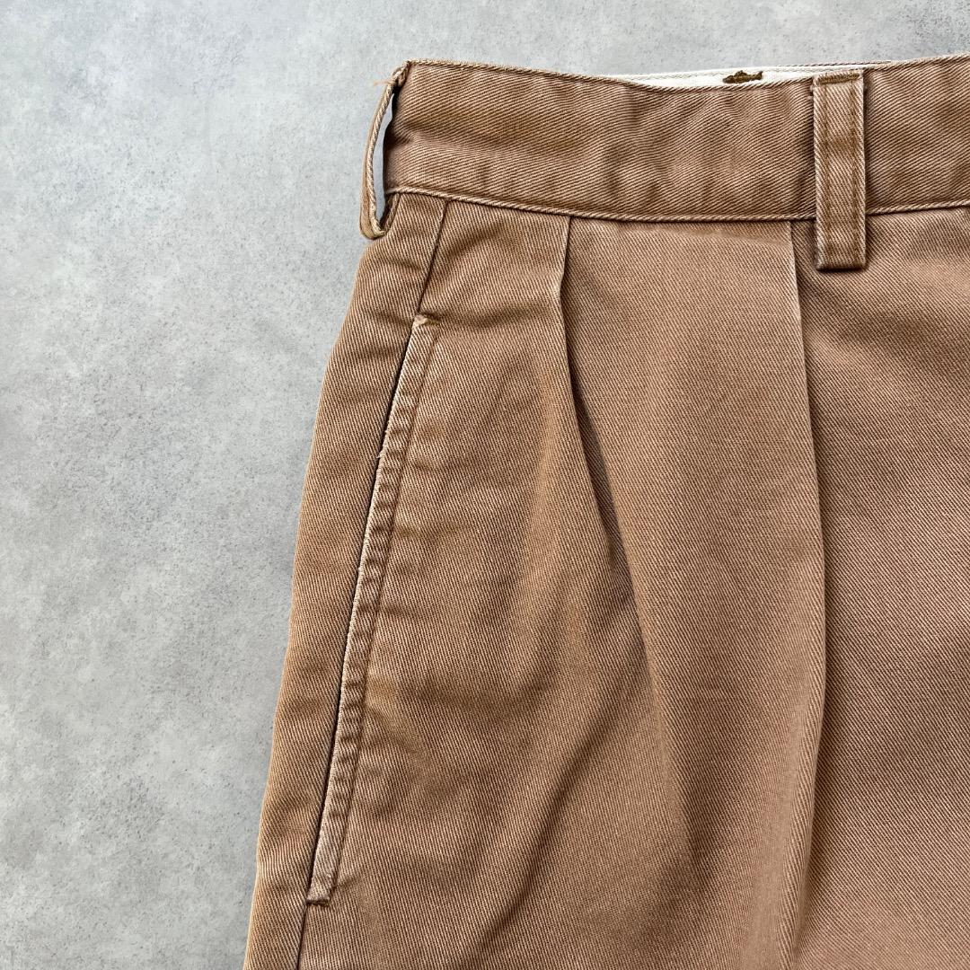 ポロ ラルフローレン W34 ポロチノ チノパン 古着 90s 茶 19058