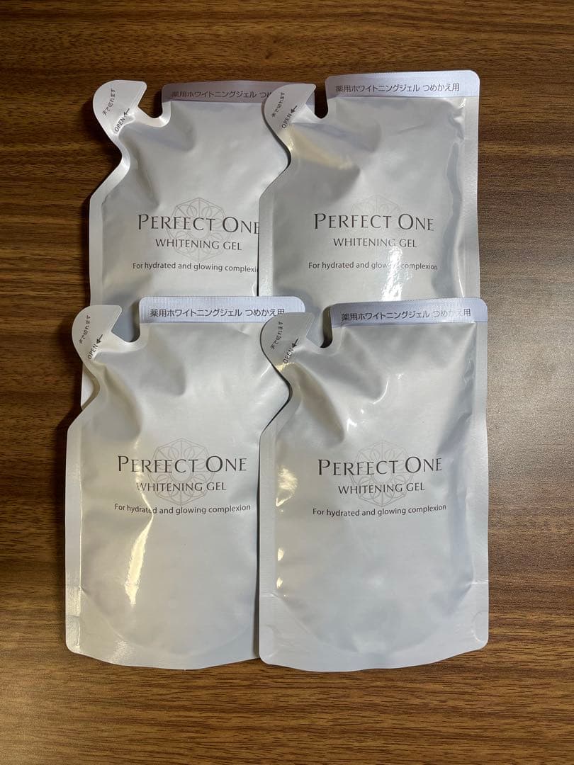 4個 パーフェクトワン 薬用ホワイトニングジェルi 75g つめかえ 詰替