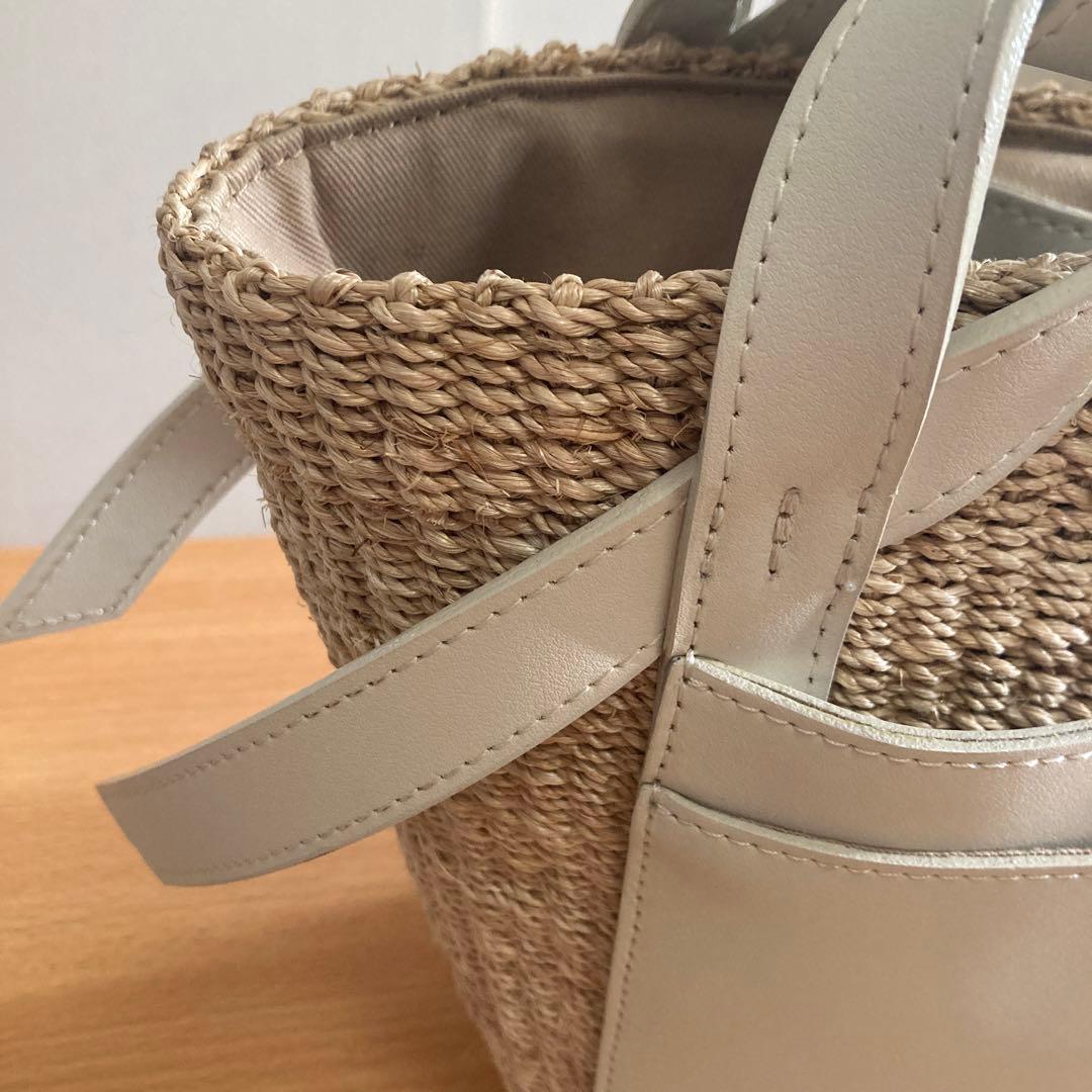 VIOLAd'ORO かごバッグ　ホワイト