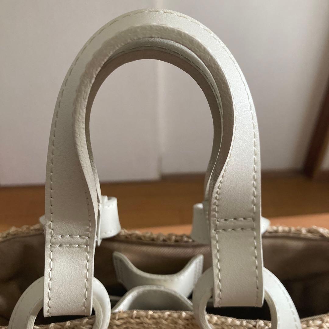 VIOLAd'ORO かごバッグ　ホワイト