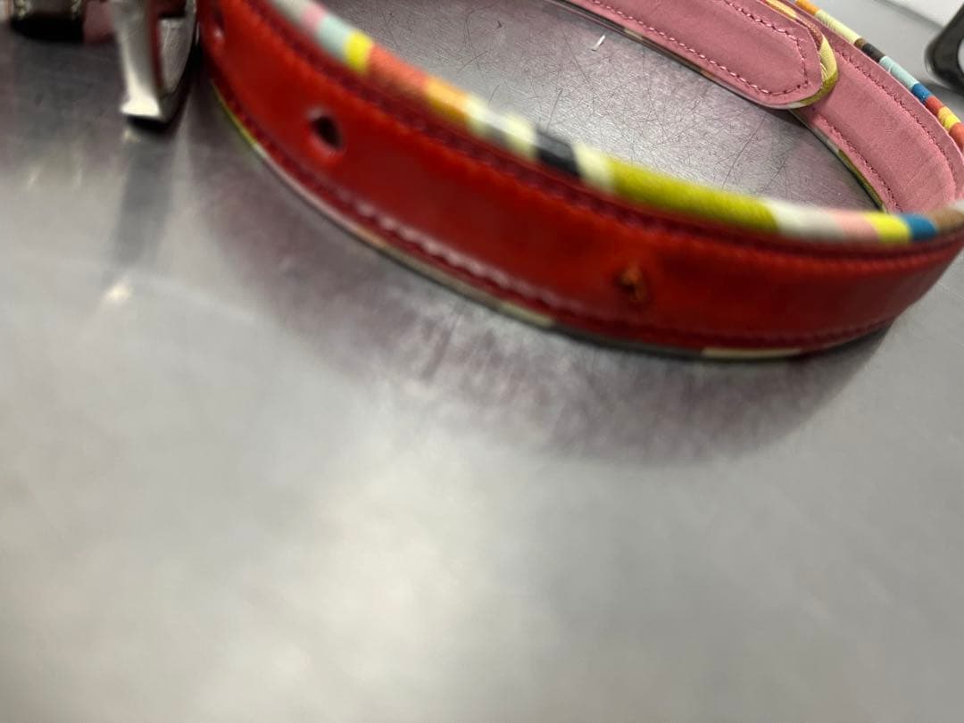 ポールスミスベルトスタッズ付きレザーベルト３本セット