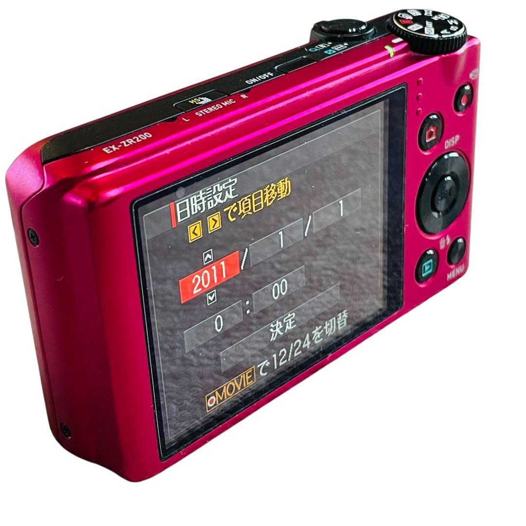 CASIO EXILIM EX-ZR200ピンク コンパクトデジタルカ