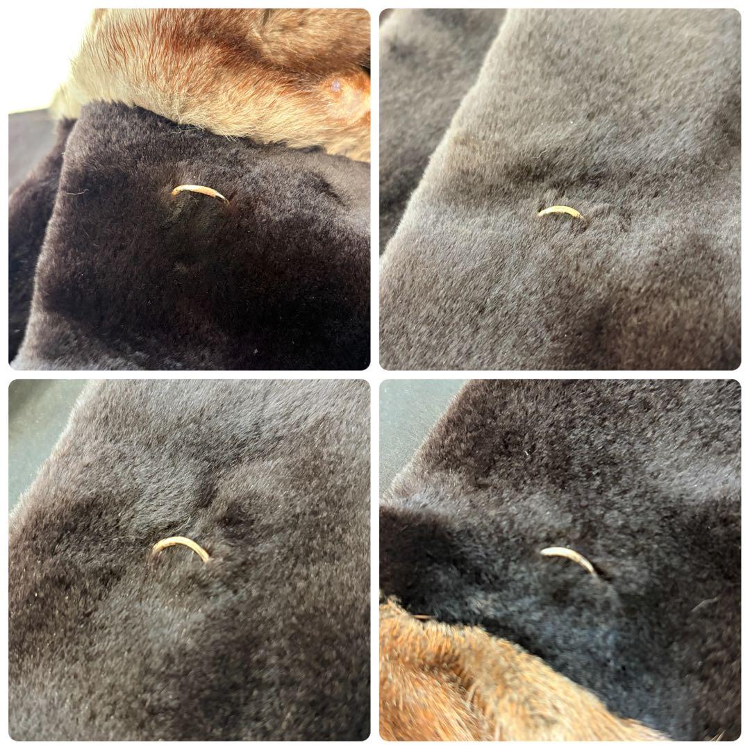 未使用タグ付き　定価262万　シェアードミンク　MT商事　ハーフコート　高級毛皮