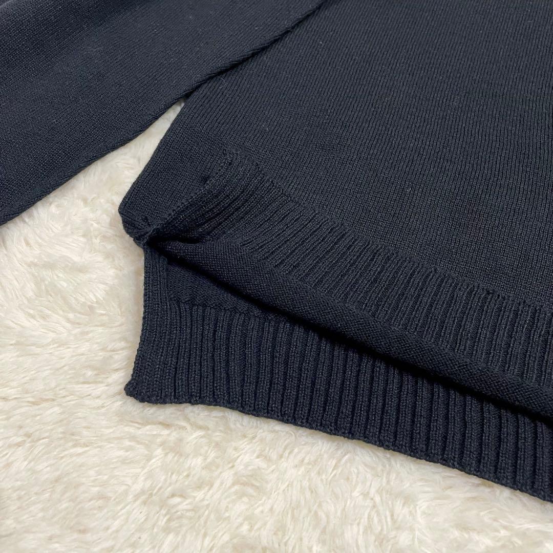 ヨウジヤマモトプールオム カシミヤ混 バックエンブロイダリー ニット