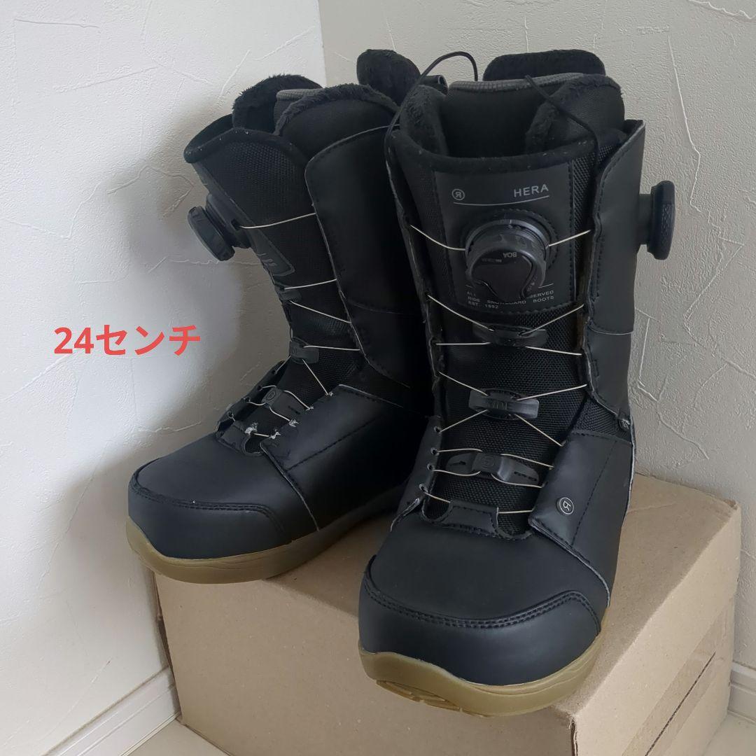 ライド　HERA ブラック スノーボードブーツ　24