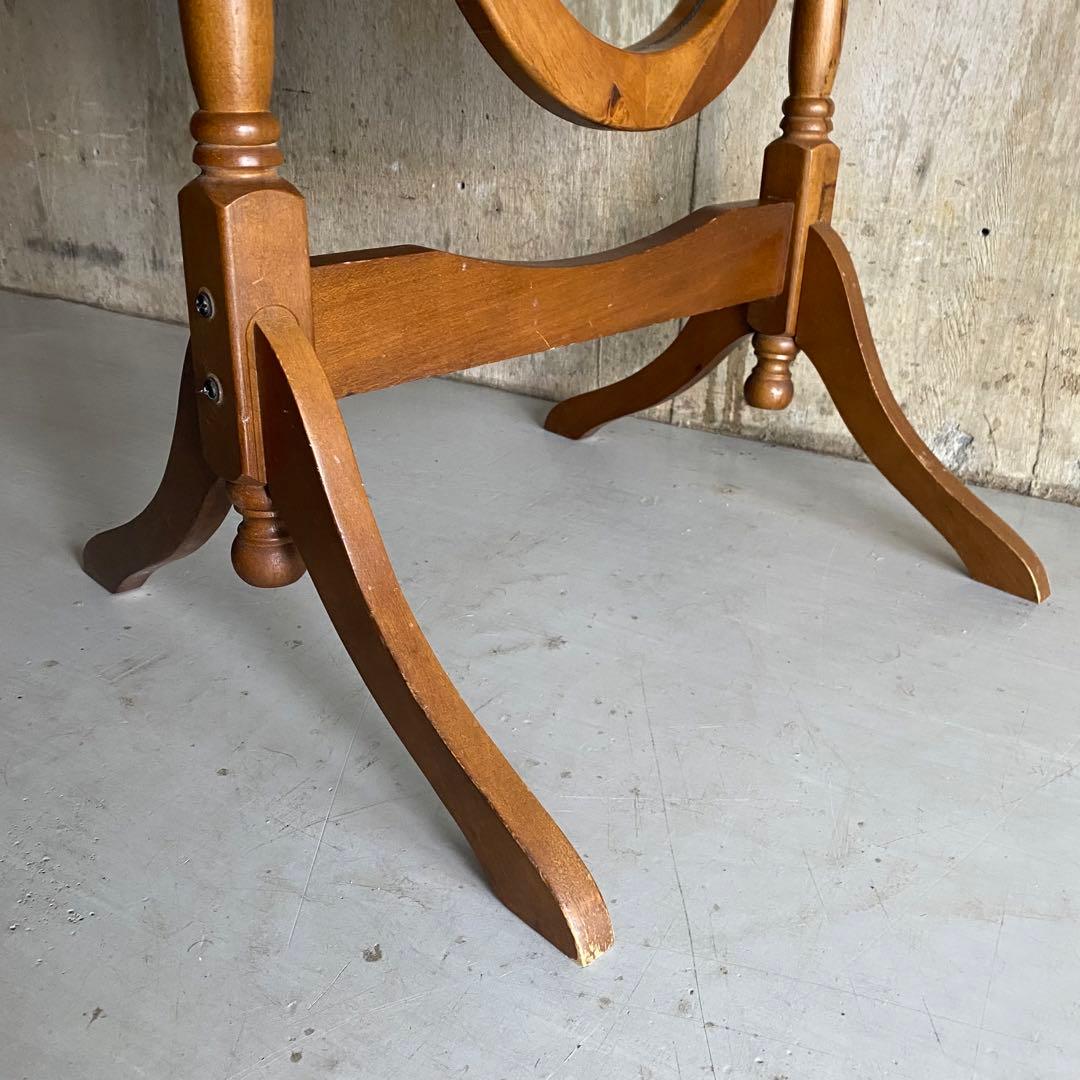 オーバル型　スタンドミラー　クラシックカントリー　楕円　レトロ