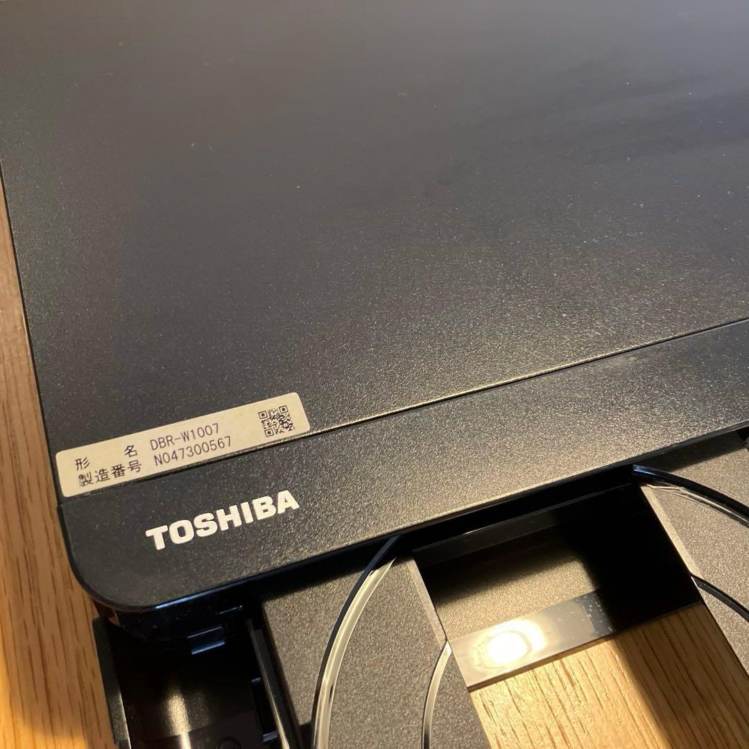 東芝　レグザ　ブルーレイレコーダー　DBR- W1007 1TB 2番組録画