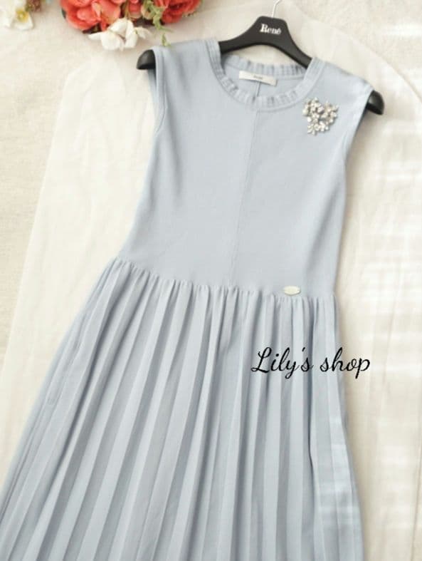 ルネ♡ニットプリーツワンピース