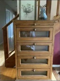 ※送料当方負担※　ヴィンテージ チェスト 無垢