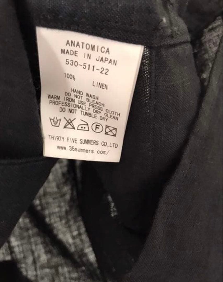 アナトミカ　サガンベスト Lブラック　ネイビー