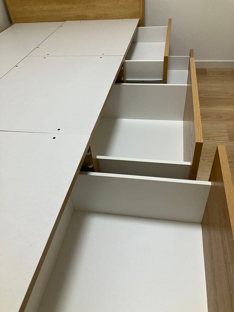 ニトリ シングルベッドフレーム（収納付き）