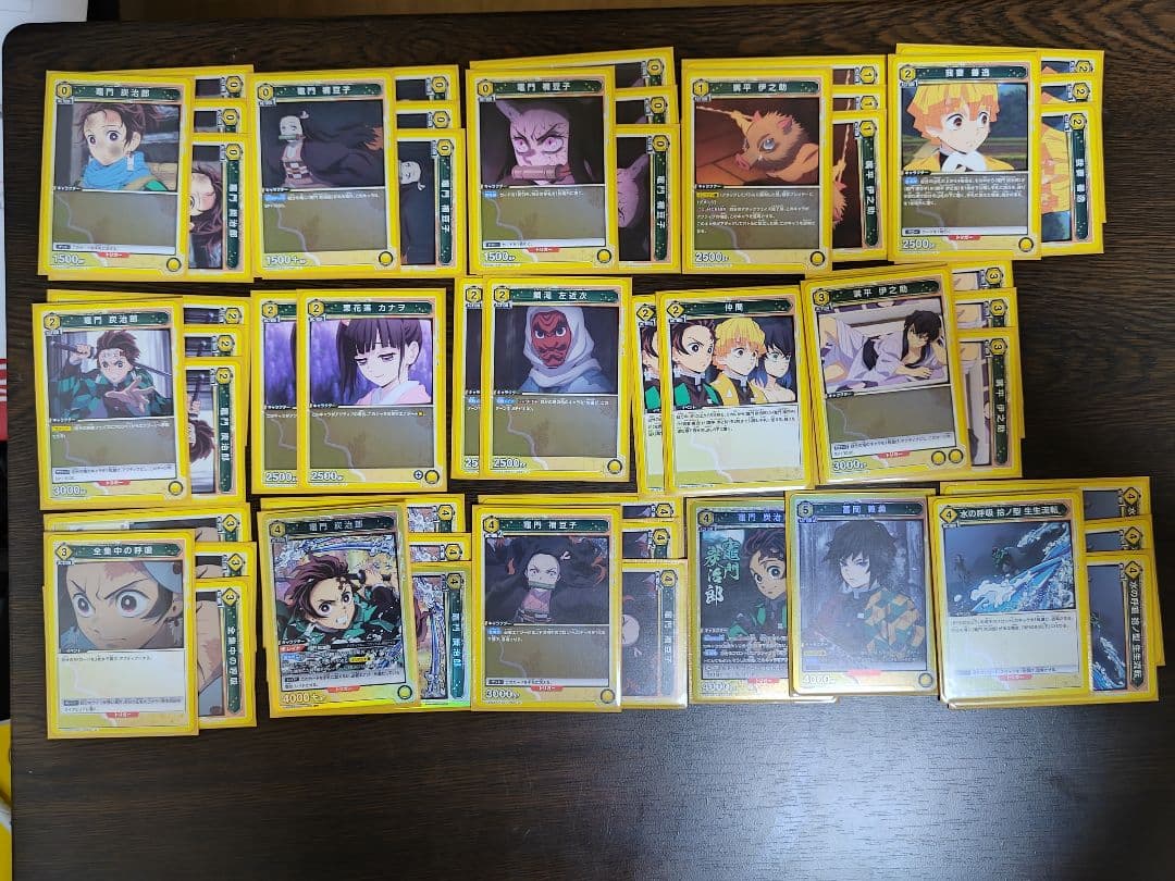 ゆ*ず様 UNION ARENA 鬼滅の刃 引退 デッキ 大量出品