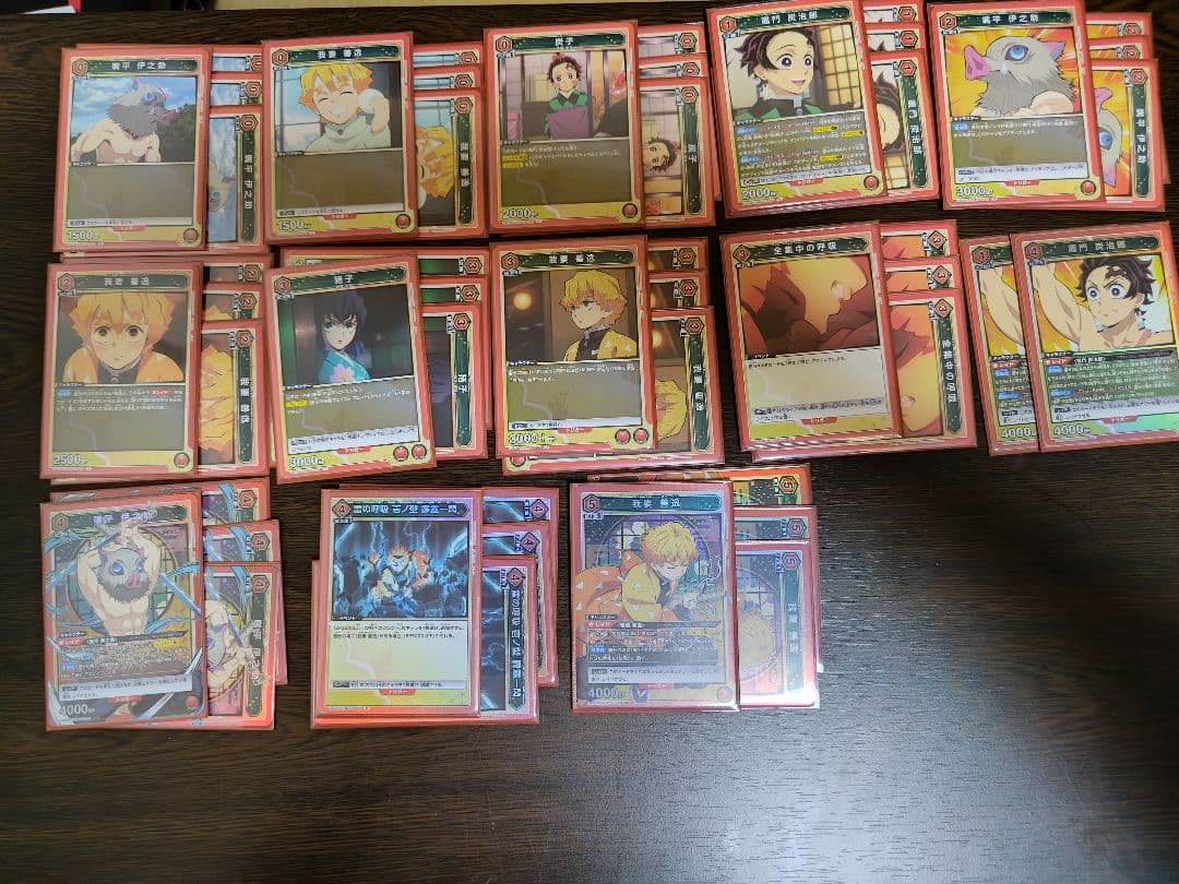 ゆ*ず様 UNION ARENA 鬼滅の刃 引退 デッキ 大量出品