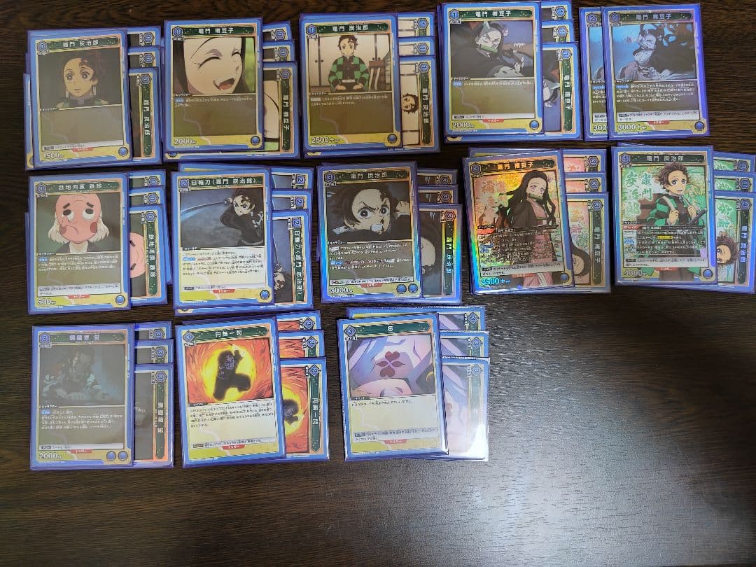 ゆ*ず様 UNION ARENA 鬼滅の刃 引退 デッキ 大量出品