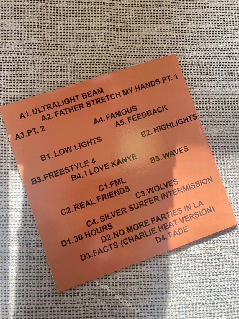 Kanye West 『The Life of Pablo』 LPレコード