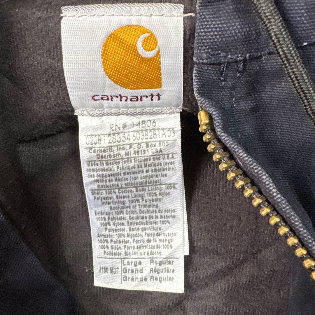 カーハートアクティブジャケットネイビー