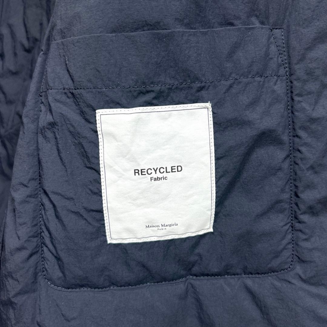 メゾンマルジェラ ノーカラージャケット ボタンレス イタリア製 ネイビー 48