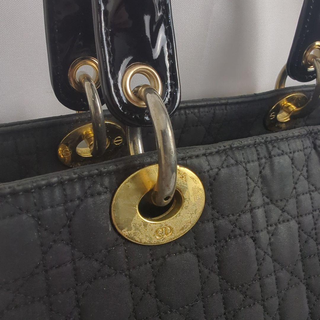 Christian Dior レディディオール カナージュ ハンドバッグ