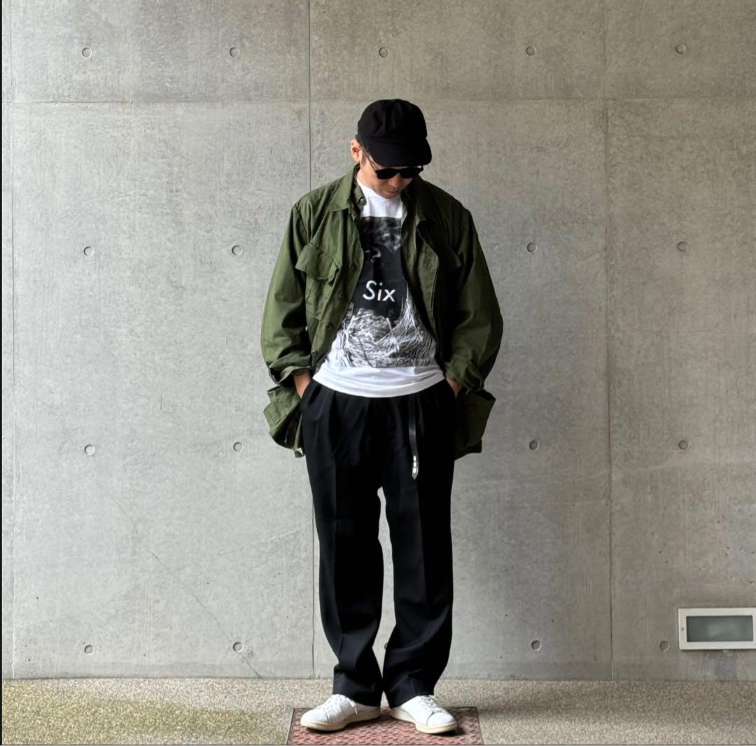 パンツ anytee Officer Pants_Black Gabardine L