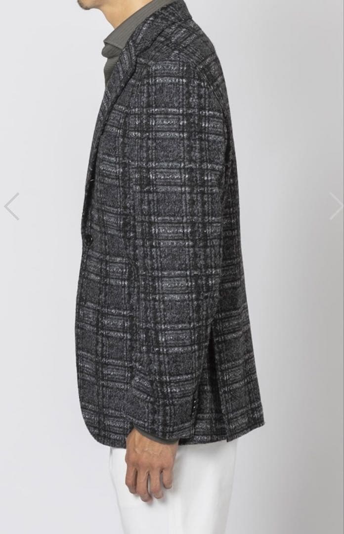 試着のみ！LANIFICIO ROMAチェック柄 ジャケット