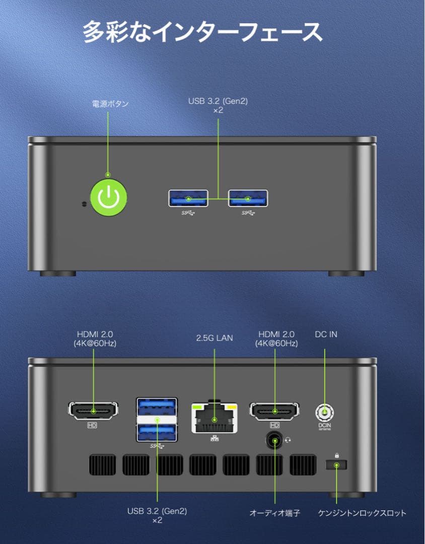 ミニPC GMKtec NucBox G3 Plus