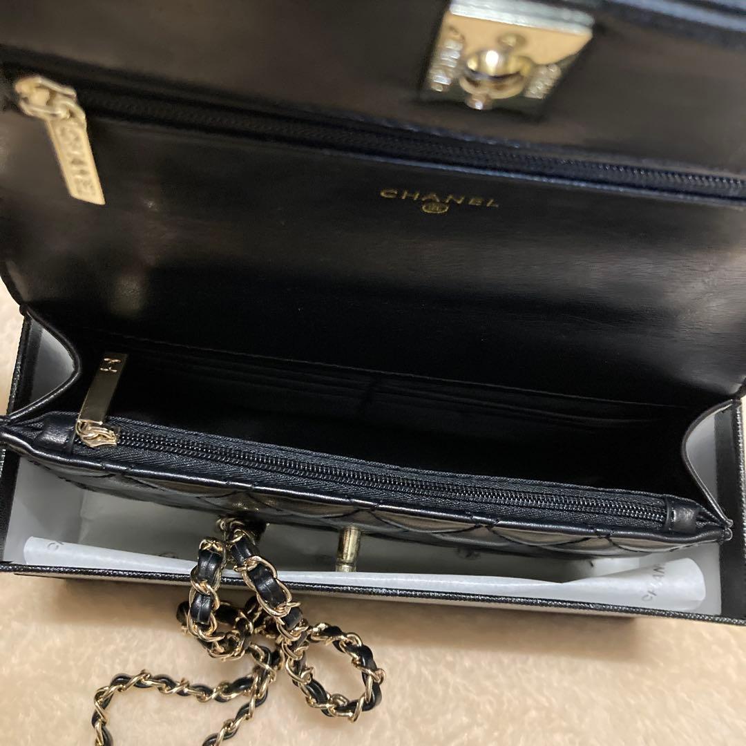 CHANEL キルティング ショルダーバッグ ブラック