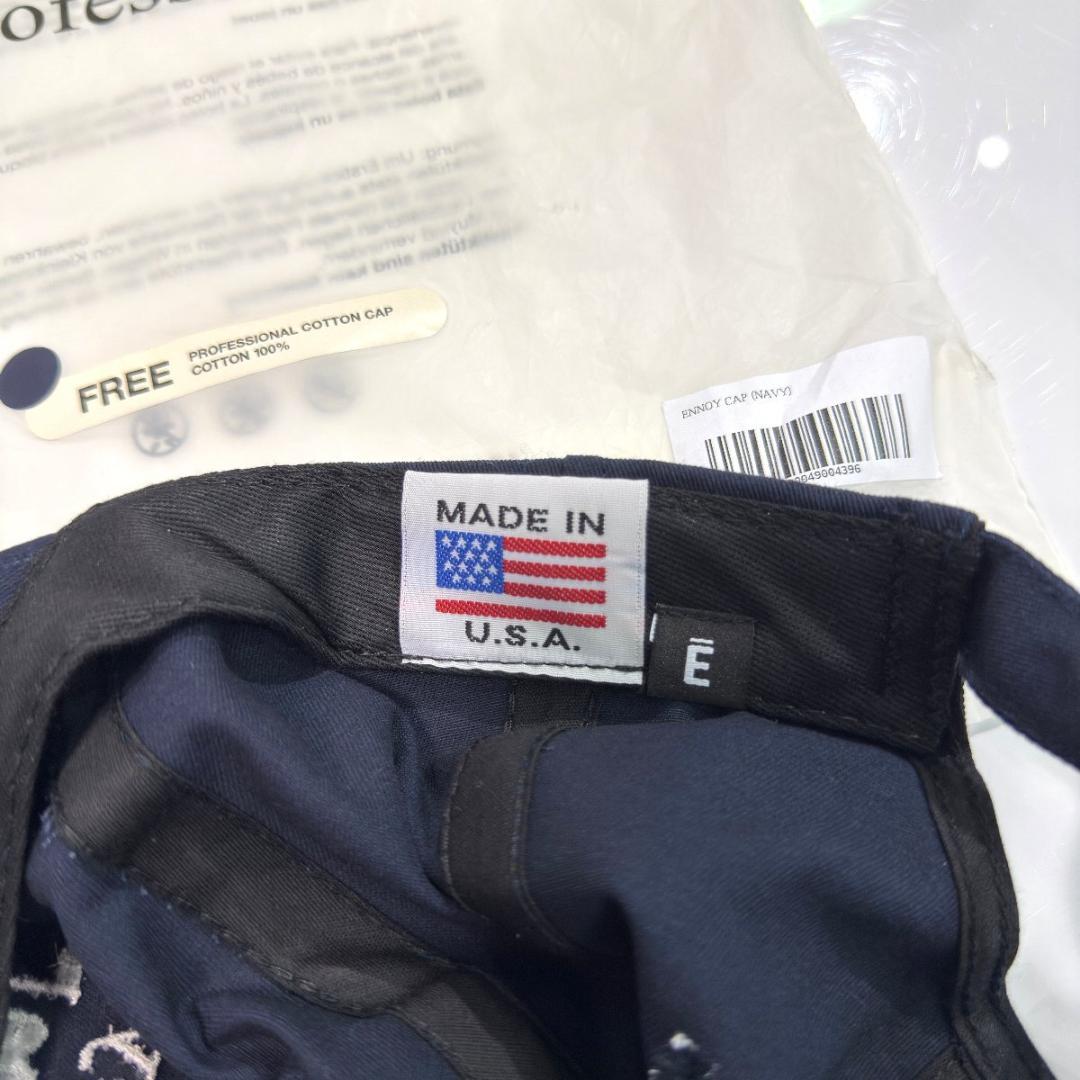 帽子 The Ennoy Professional COTTON CAP NAVY