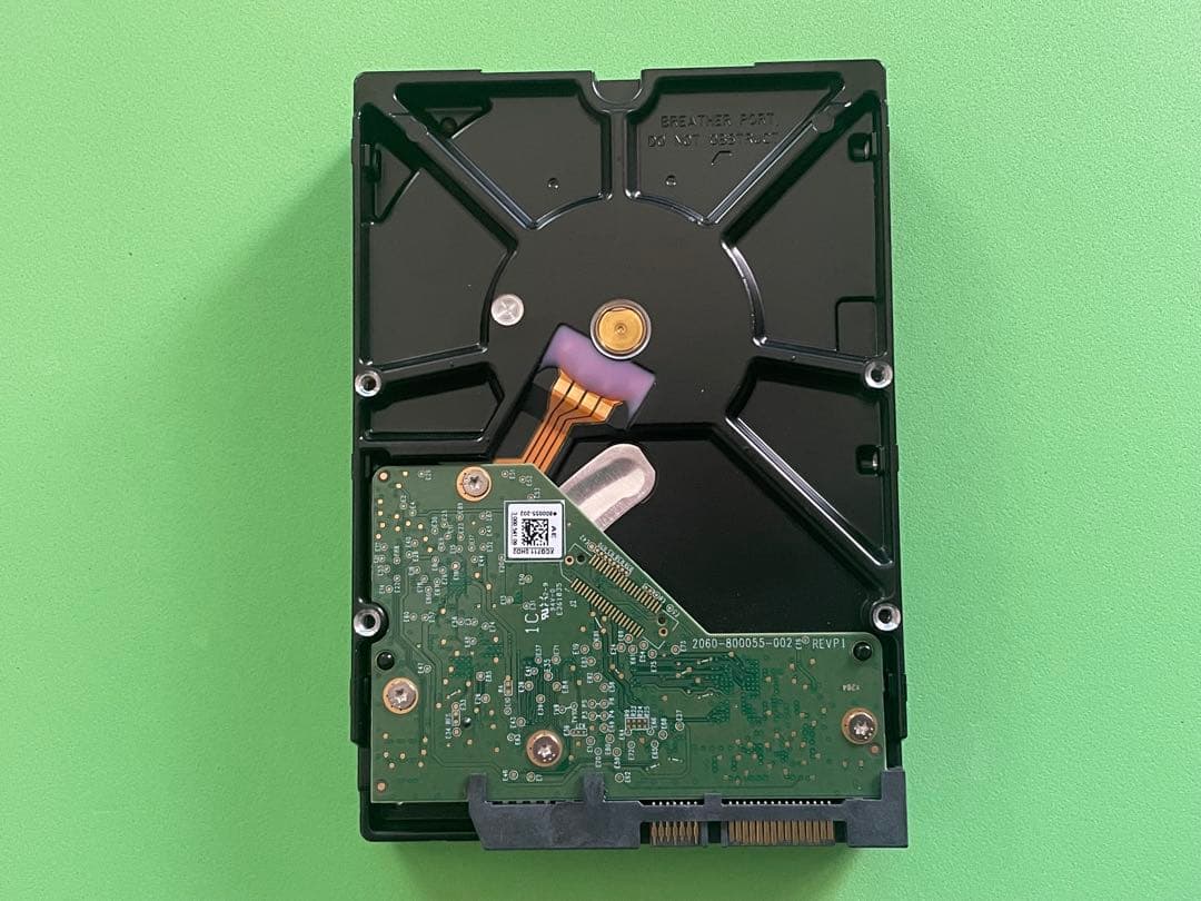 【希少品/使用時間０H】DIGA換装用 大容量 4TB HDD WD40EURD