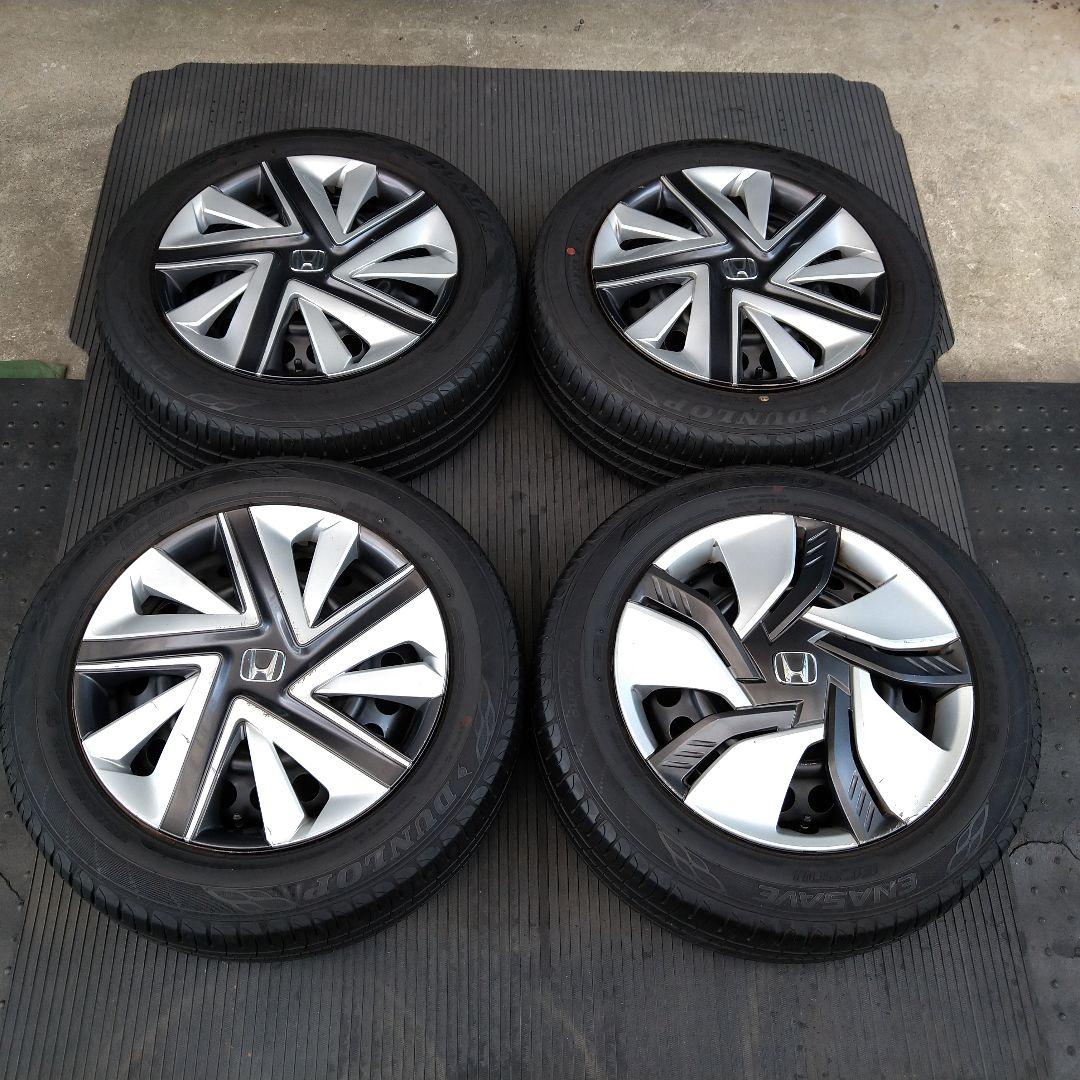 ★Ak ホンダ 純正スチールホイール 185/60R15 ダンロップ 4本