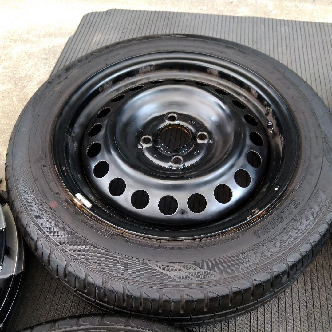 ★Ak ホンダ 純正スチールホイール 185/60R15 ダンロップ 4本