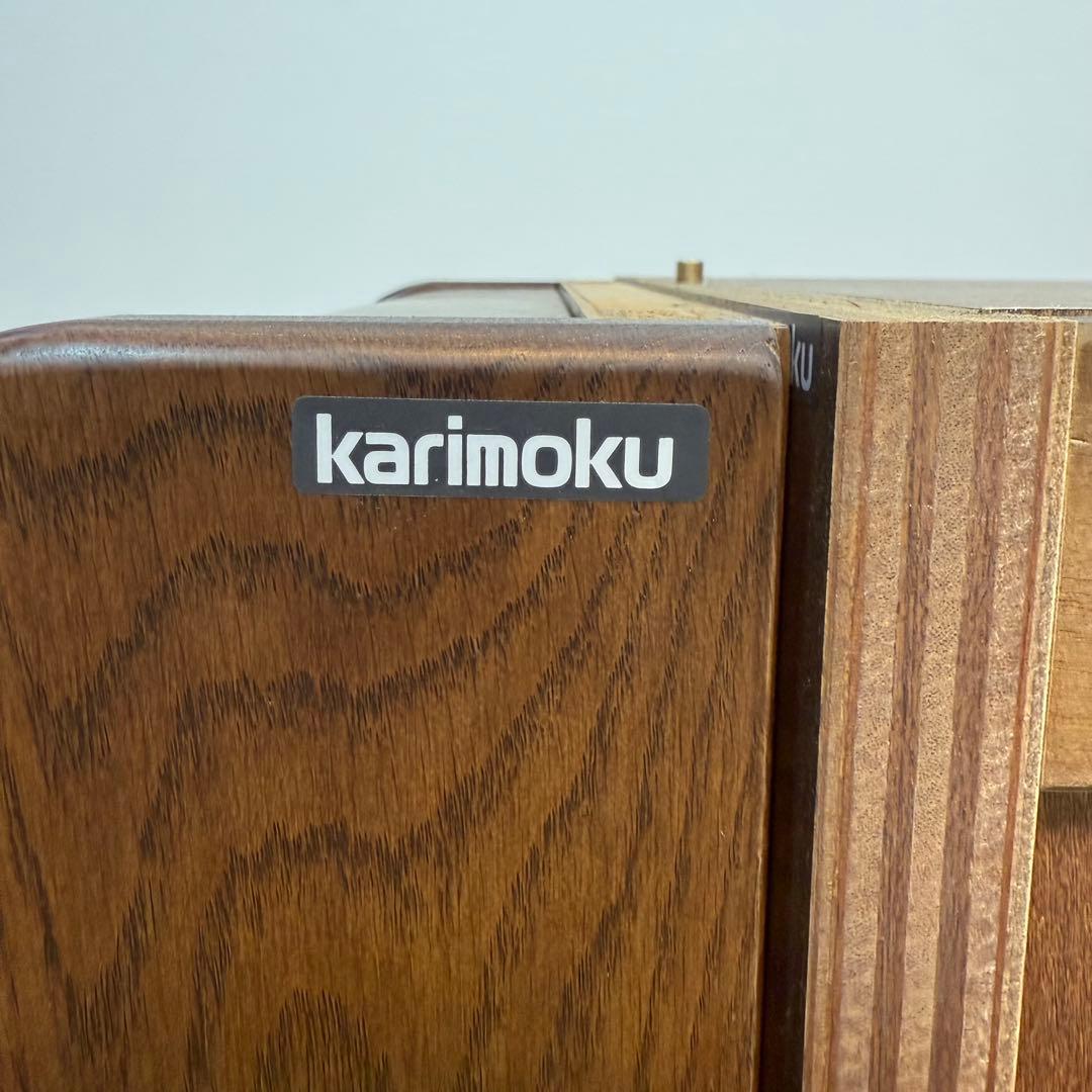 H110K32 カリモク karimoku シューズボックス ミラー付き