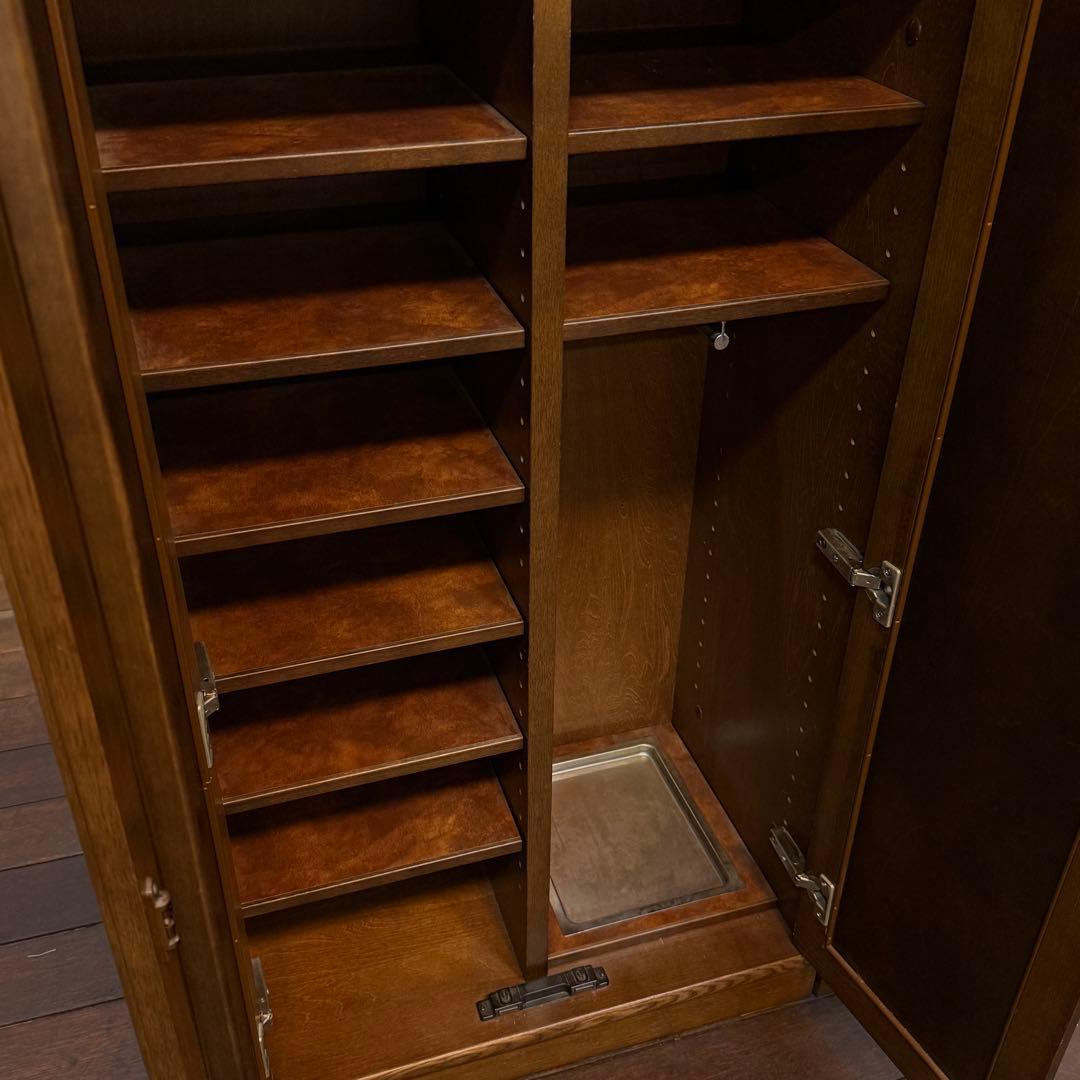 H110K32 カリモク karimoku シューズボックス ミラー付き