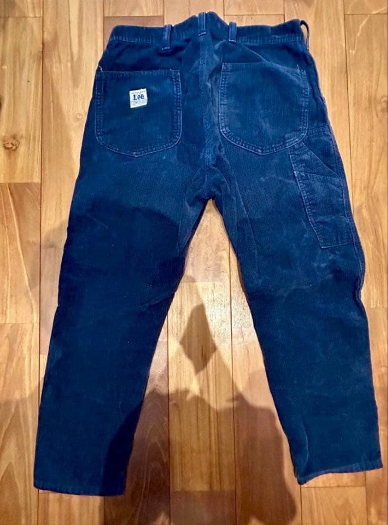 希少！Lee/MONKEY TIME/セットアップ/38/NVY/コーデュロイ