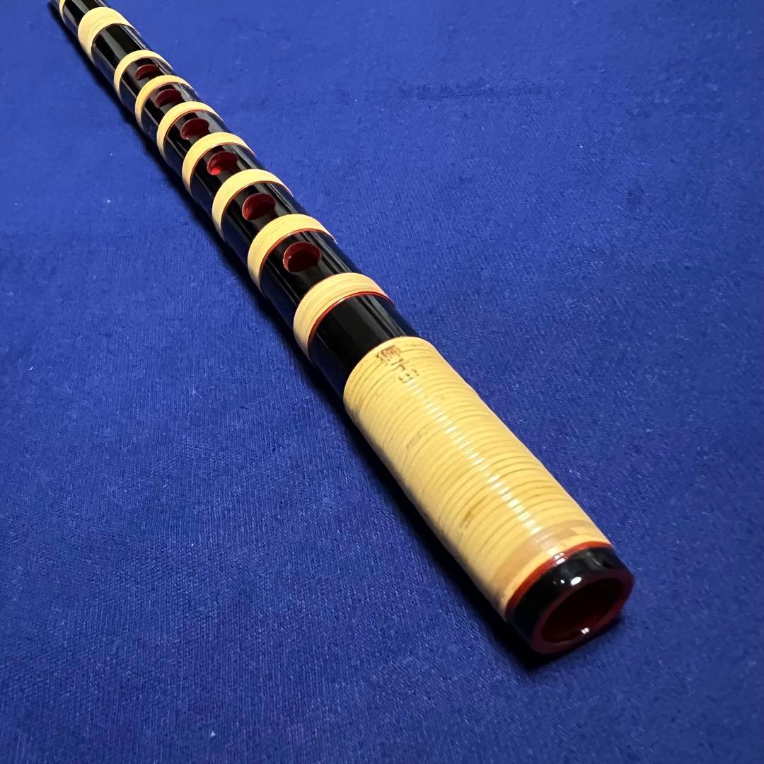 篠笛 獅子田 紫山 5本調子 古典調 籐本重巻