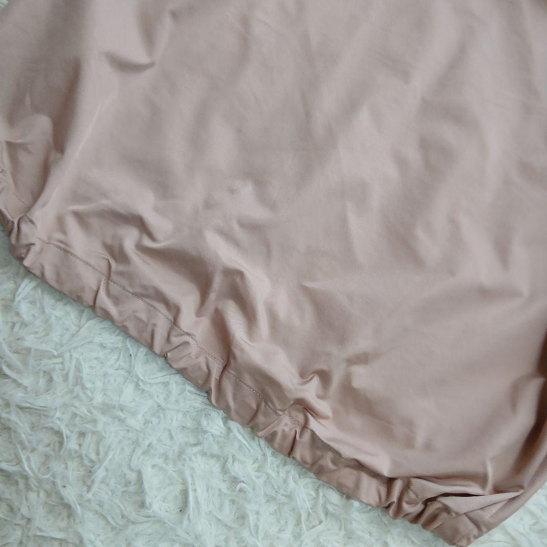 【美品】【ANAYI】ドロスト　パーカー　フードブルゾンジャケット　ピンク